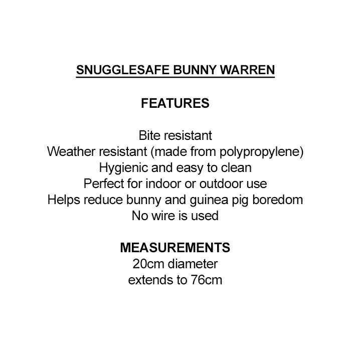 Rabbit Bunny Warren 760mm X 210mm