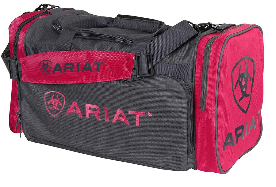 Luggage Ariat Gear Bag Junior Pink & Charcoal