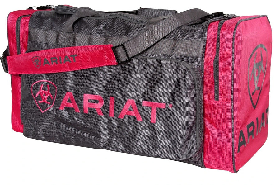 Luggage Ariat Gear Bag Large Pink & Charcoal