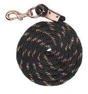 Lead Soft Braided Polypropylene 2.5mt Estate Black & Rose