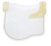 Saddlecloth Dressage Estate With Fleece White Full