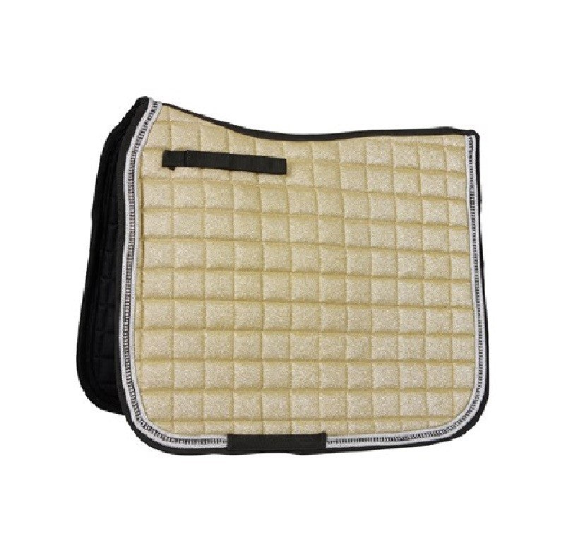 Saddlecloth Dressage Glitter Gold