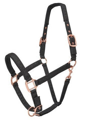 Headstall Webbing Glitter Black [:pony]
