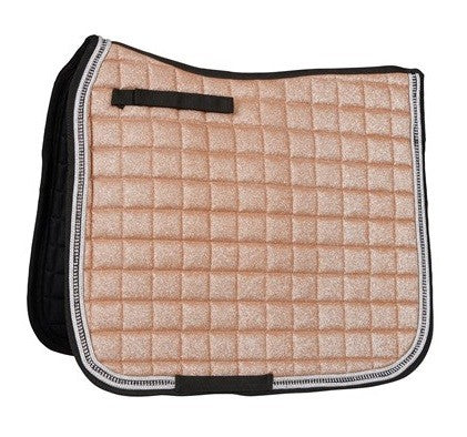 Saddlecloth Dressage Glitter Rose Gold