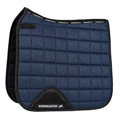 Saddlecloth Dressage Glitter Kwik Dry Navy