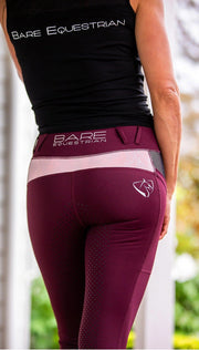 Tights Bare Equestrian Performance Riding Ruby Rose [:extra Small]