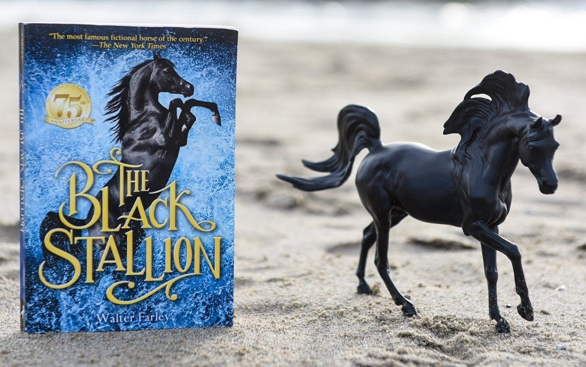 Breyer Freedom Black Stallion Horse & Book Set