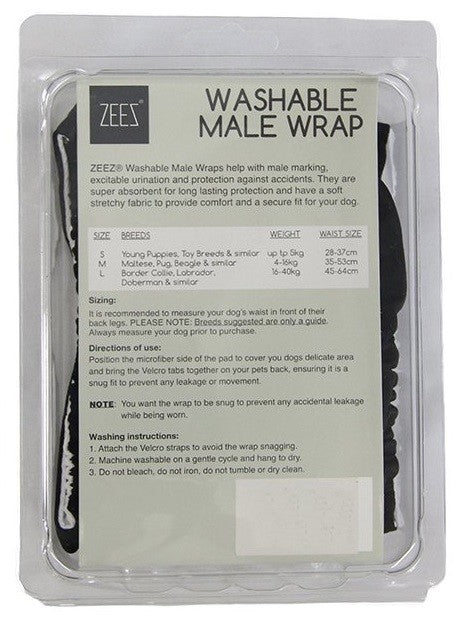 Diaper Male Wrap Washable Waist 35cm-53cm [:medium]