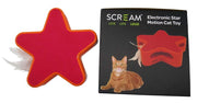 Cat Toy Scream Electronic Star Motion 19cm X 5cm Pink & Orange