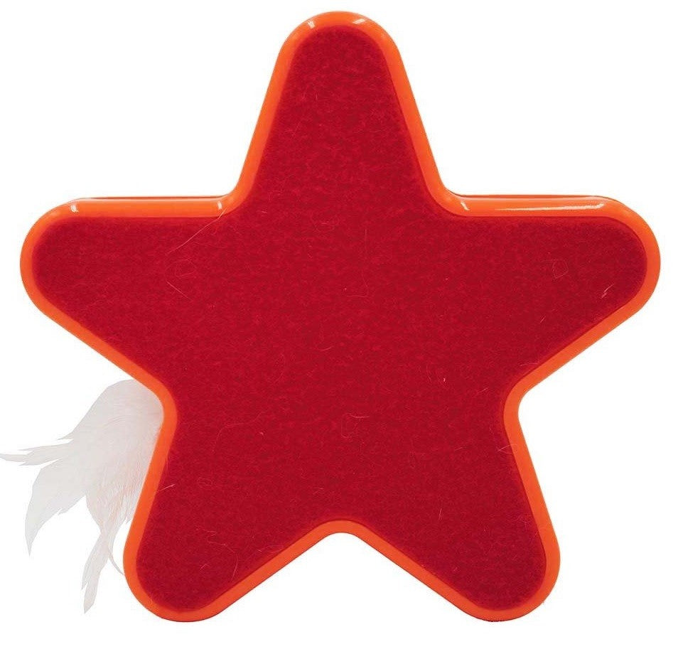 Cat Toy Scream Electronic Star Motion 19cm X 5cm Pink & Orange