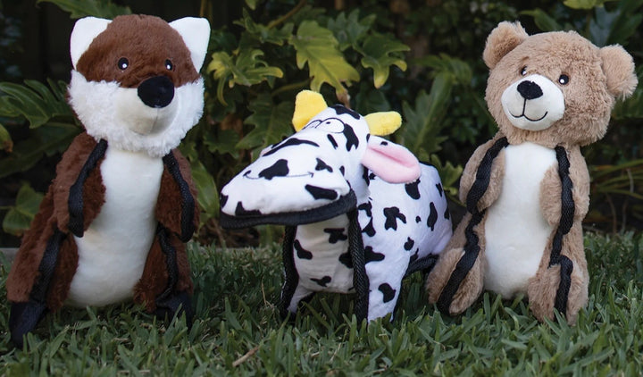 Kazoo Dog Toy Tough Cow [:small]