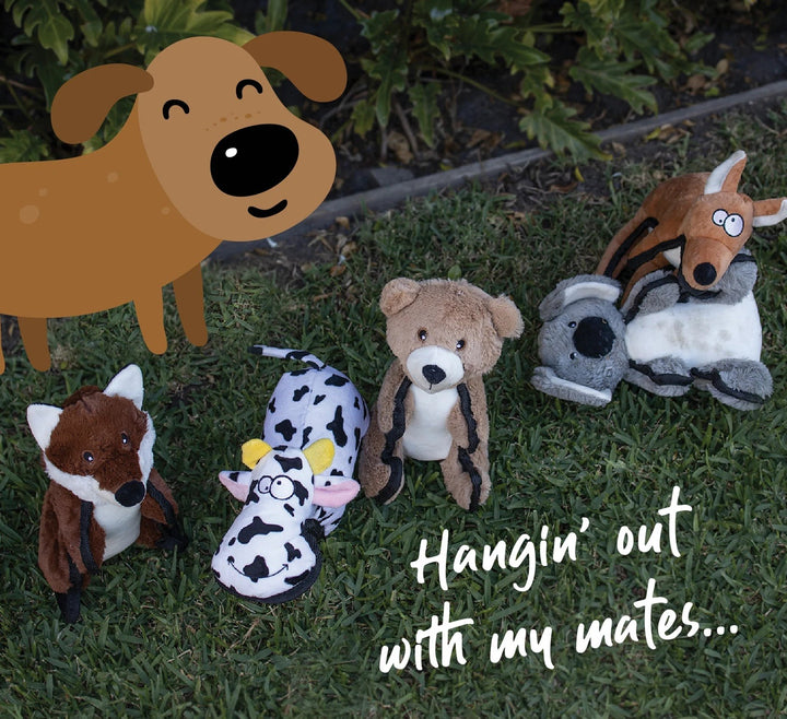 Kazoo Dog Toy Tough Cow [:small]