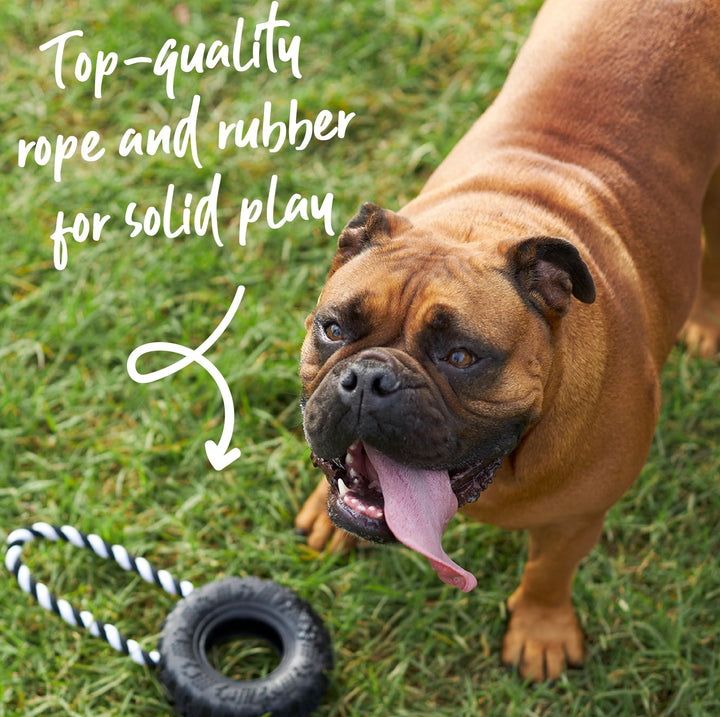 Kazoo Dog Toy Toothy Tug Tyre Large