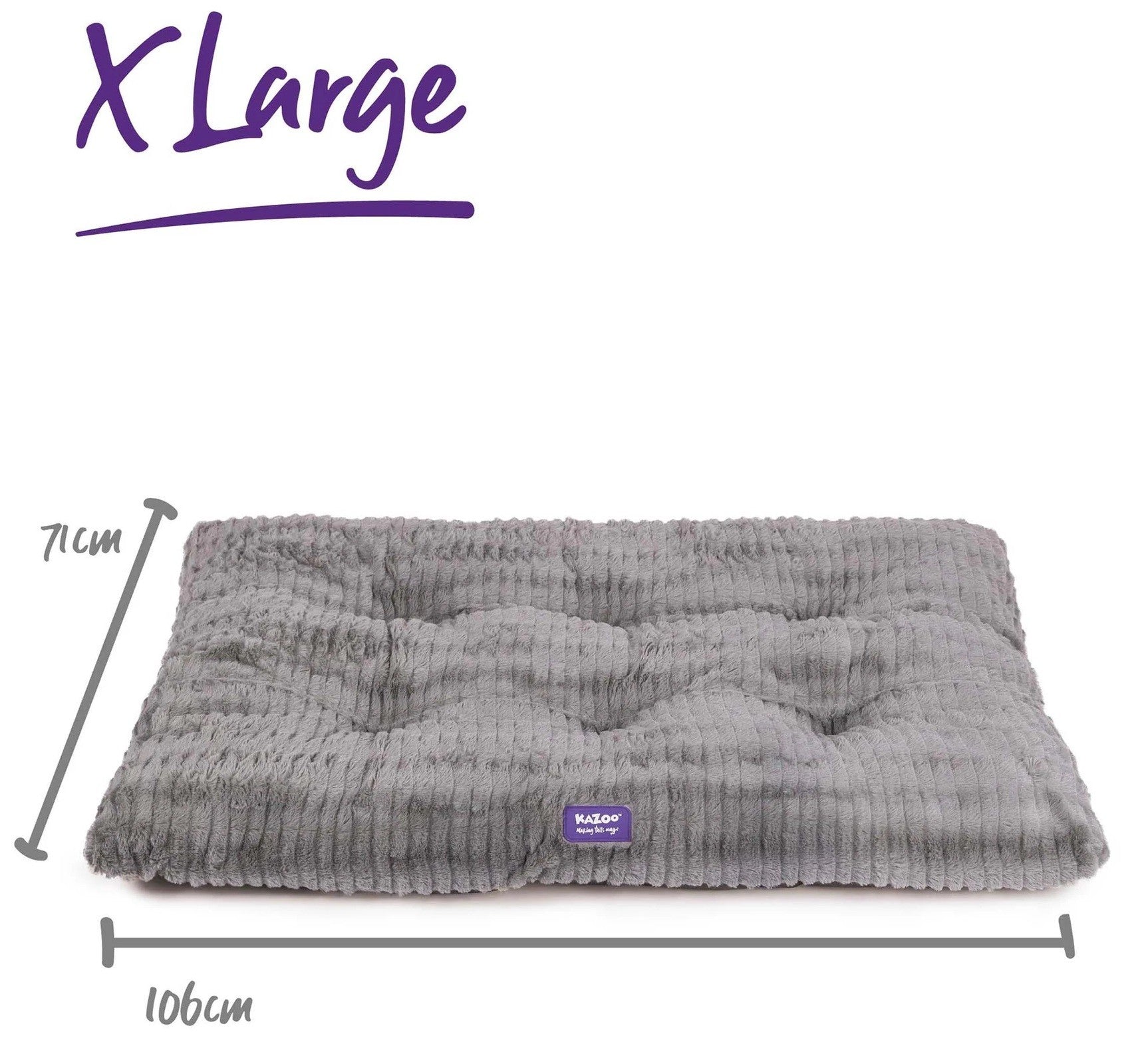 Bed Dog Kazoo Cloud Cushion Cool Grey Extra Large