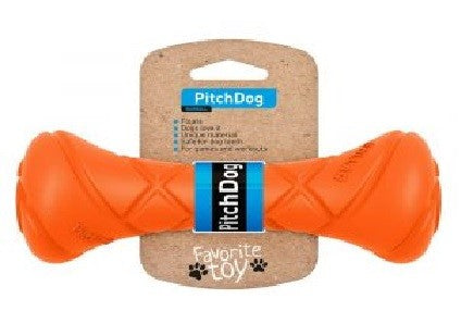 Sassbai Toy Pitchdog Barbell D7 Orange