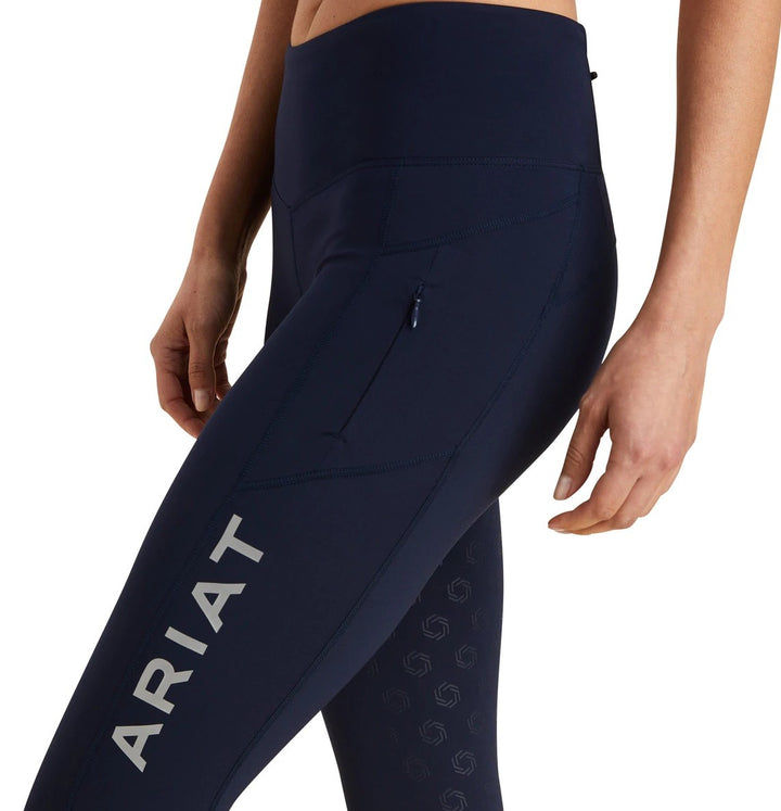 Tights Ariat Eos Full Seat Navy Ladies [:extra Small]