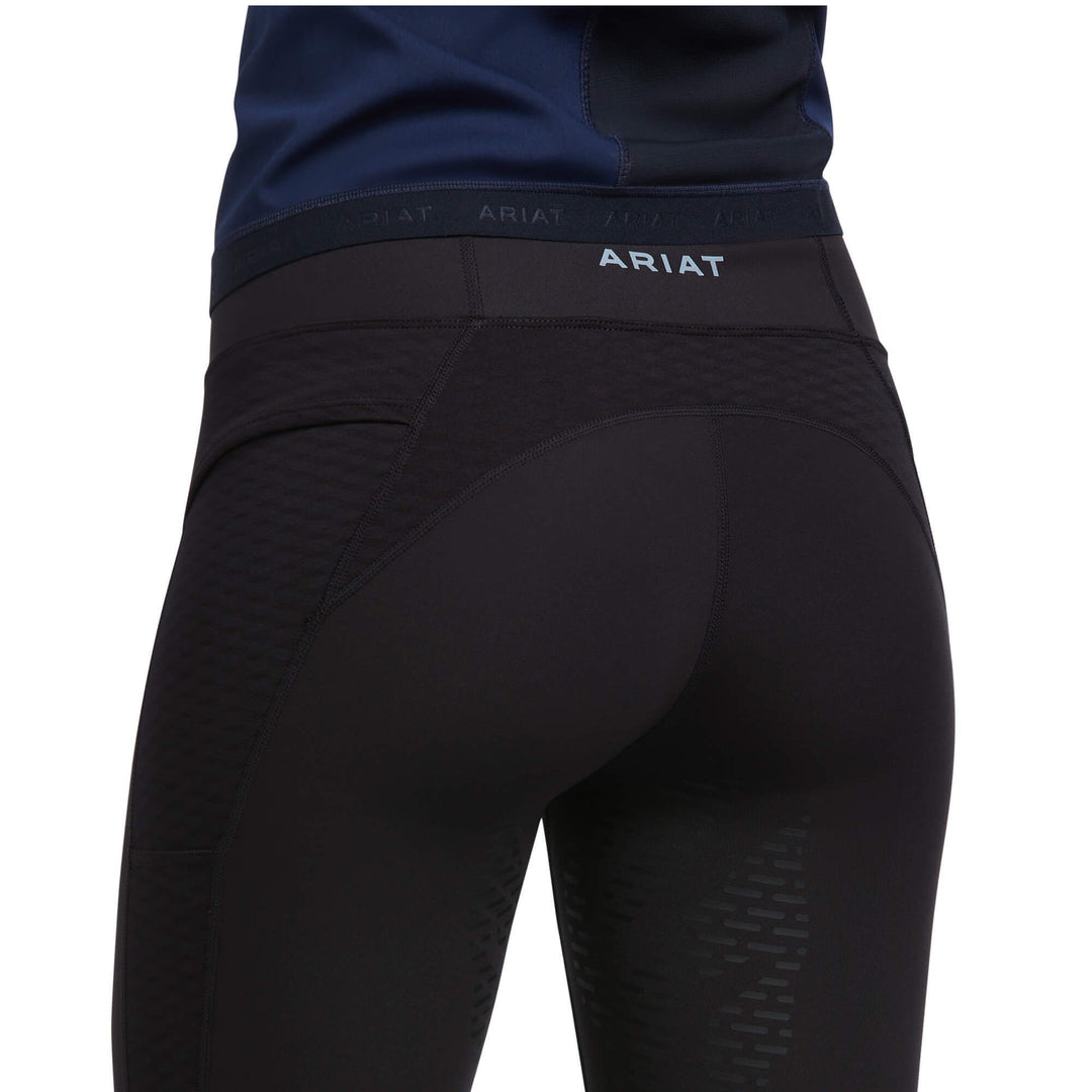 Tights Ariat Ascent Half Grip Black Ladies [:extra Small]