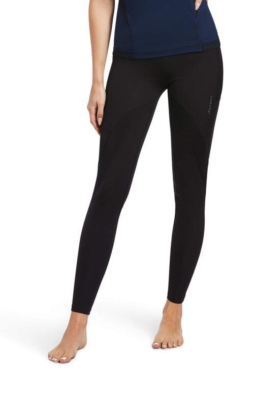Tights Ariat Ascent Half Grip Black Ladies [:extra Small]