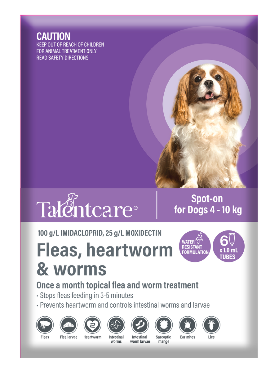 Talentcare Spot On Dog 4kg-10kg 6 Pack