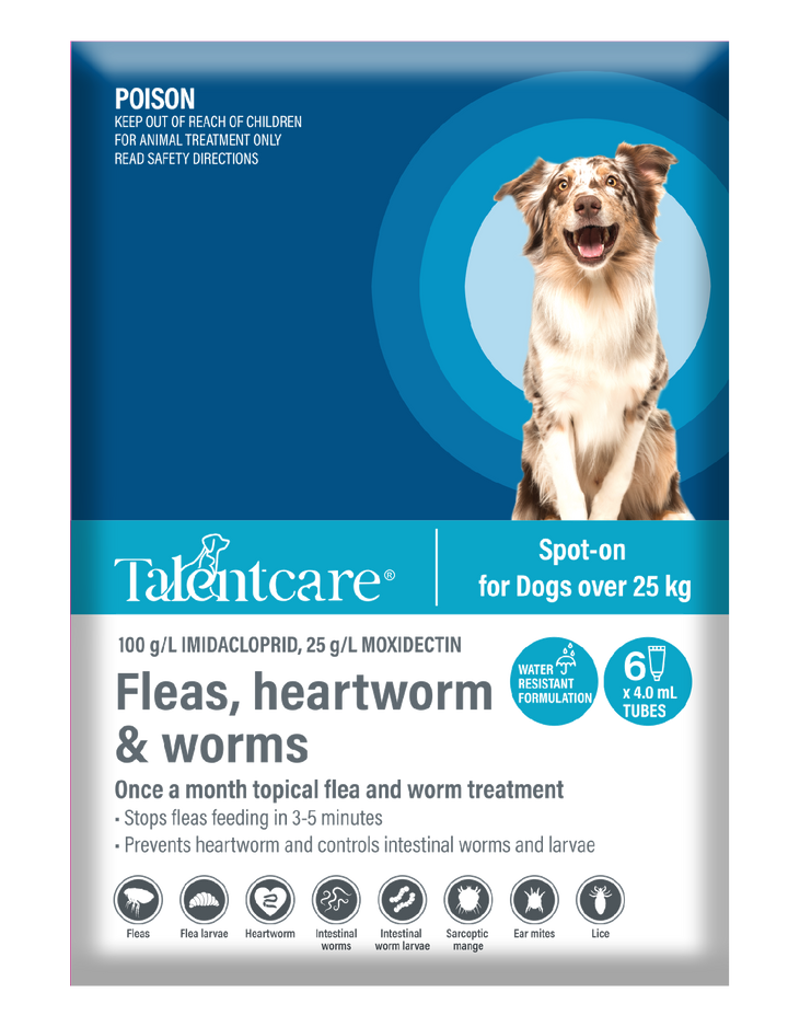 Talentcare Spot On Dog Over 25kg 6 Pack