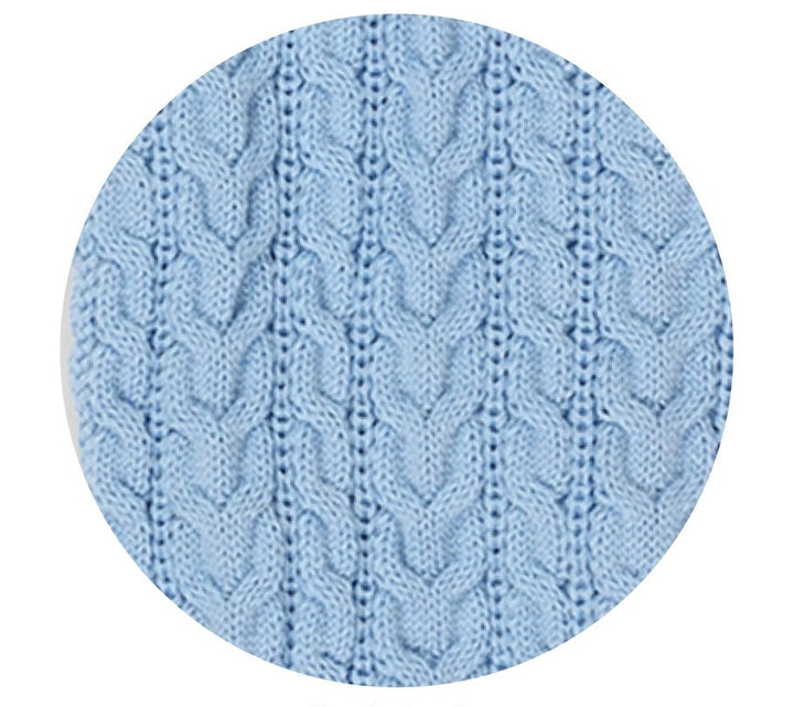 Kazoo Dog Rug Blue Cloud Cable Knit [:27.0cm]