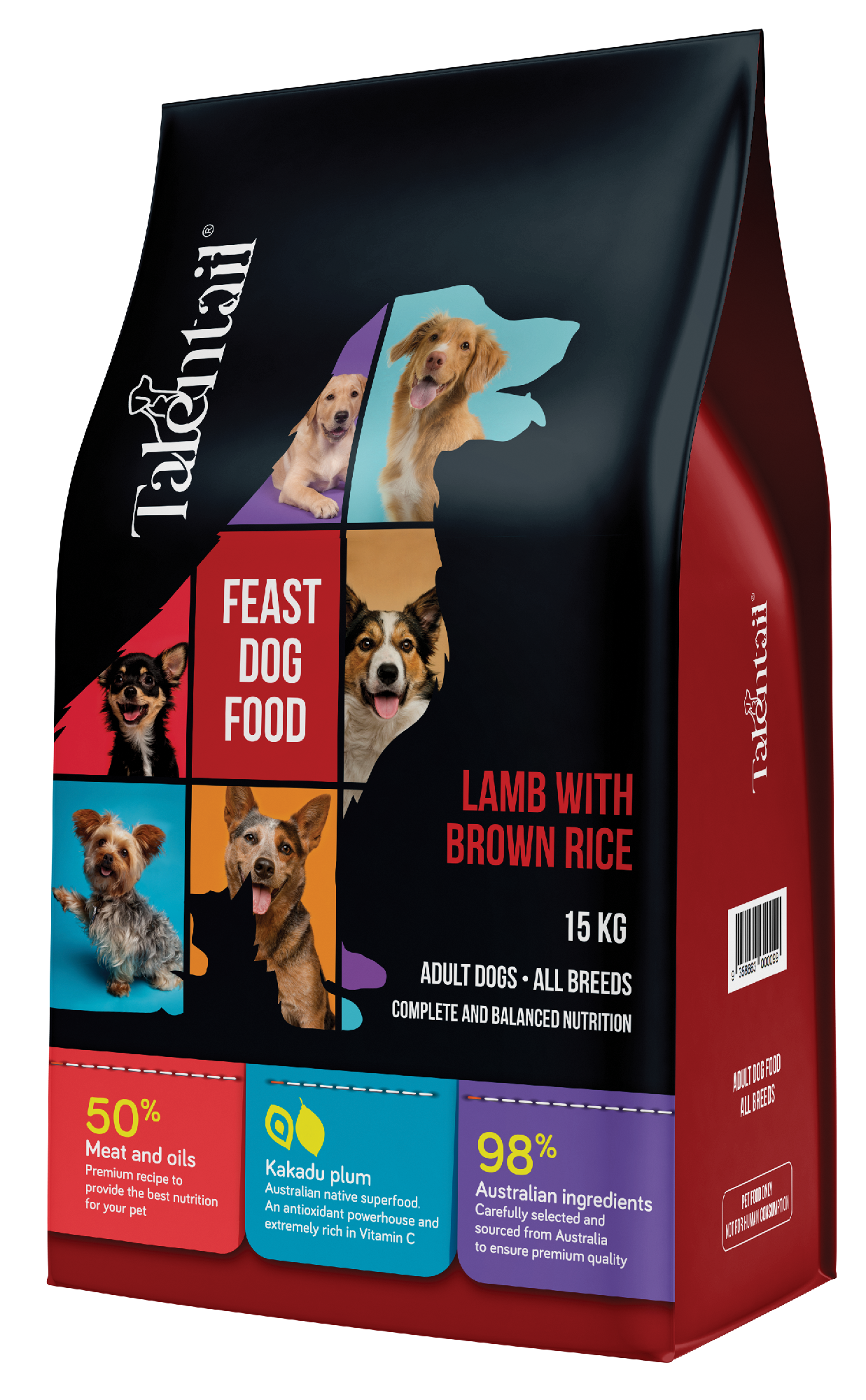 Talentail Dog Food Lamb & Brown Rice 3.5kg