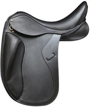 Trainers Jessica Deluxe Monoflap Dressage Saddle Black [:16.0"]