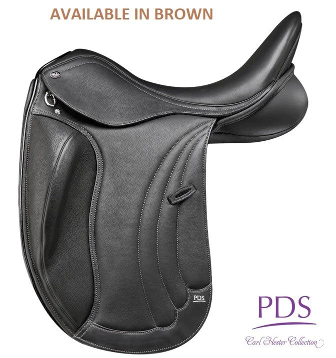 Pds Delicato Monoflap Dressage Saddle Brown [:16.5"]