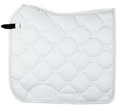 Saddlecloth Dressage Bates White Full