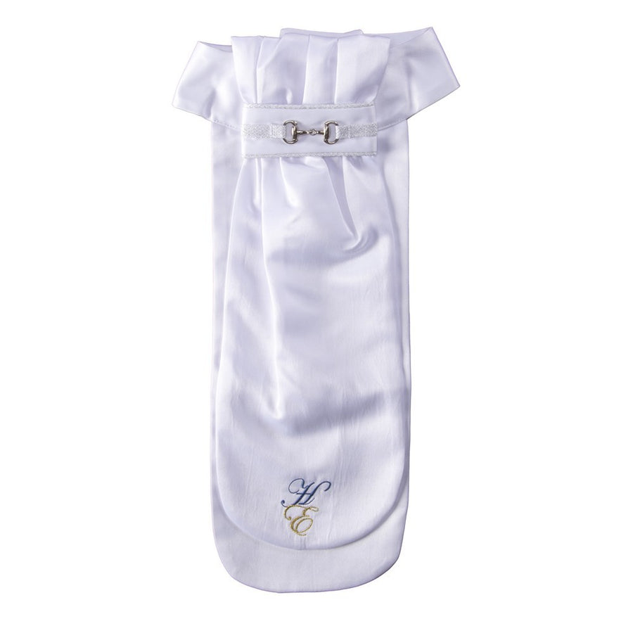 Stock Tie Huntington Snaffle Bit White