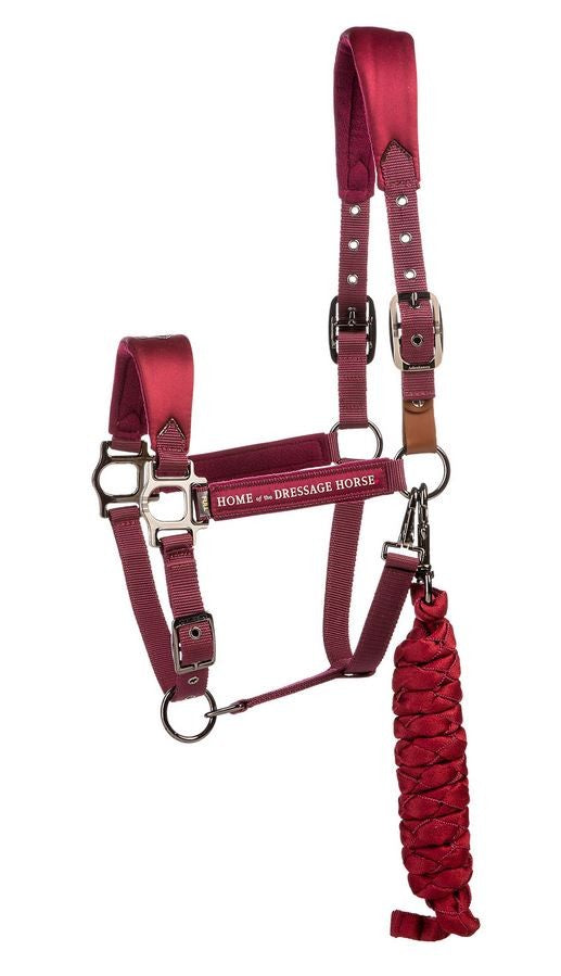Headstall Set Aubenhausen Classics Burgundy Full