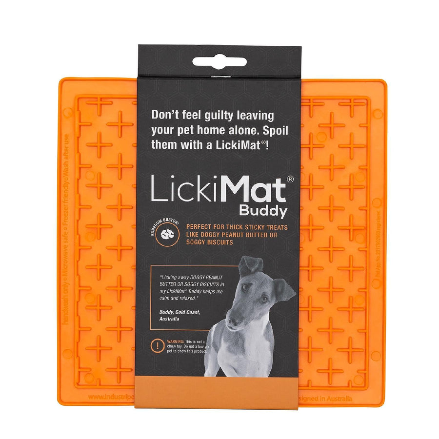 Lickimat Original Buddy Licking Mat Orange