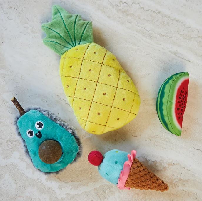 Cat Toy Kazoo Crinkly Pineapple