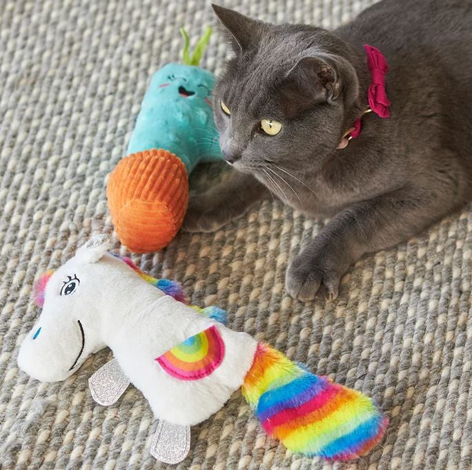 Cat Toy Kazoo Crinkle Unicorn