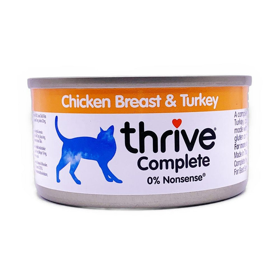 Thrive Cans Cat Adult Chicken & Turkey 75gm Each [:1x 75gm]