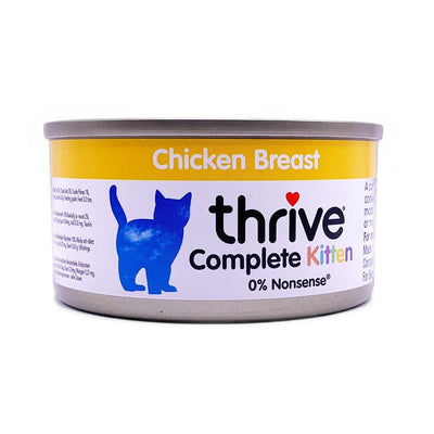 Thrive Cans Cat Kitten Chicken 75gm Each-Thrive-Ascot Saddlery