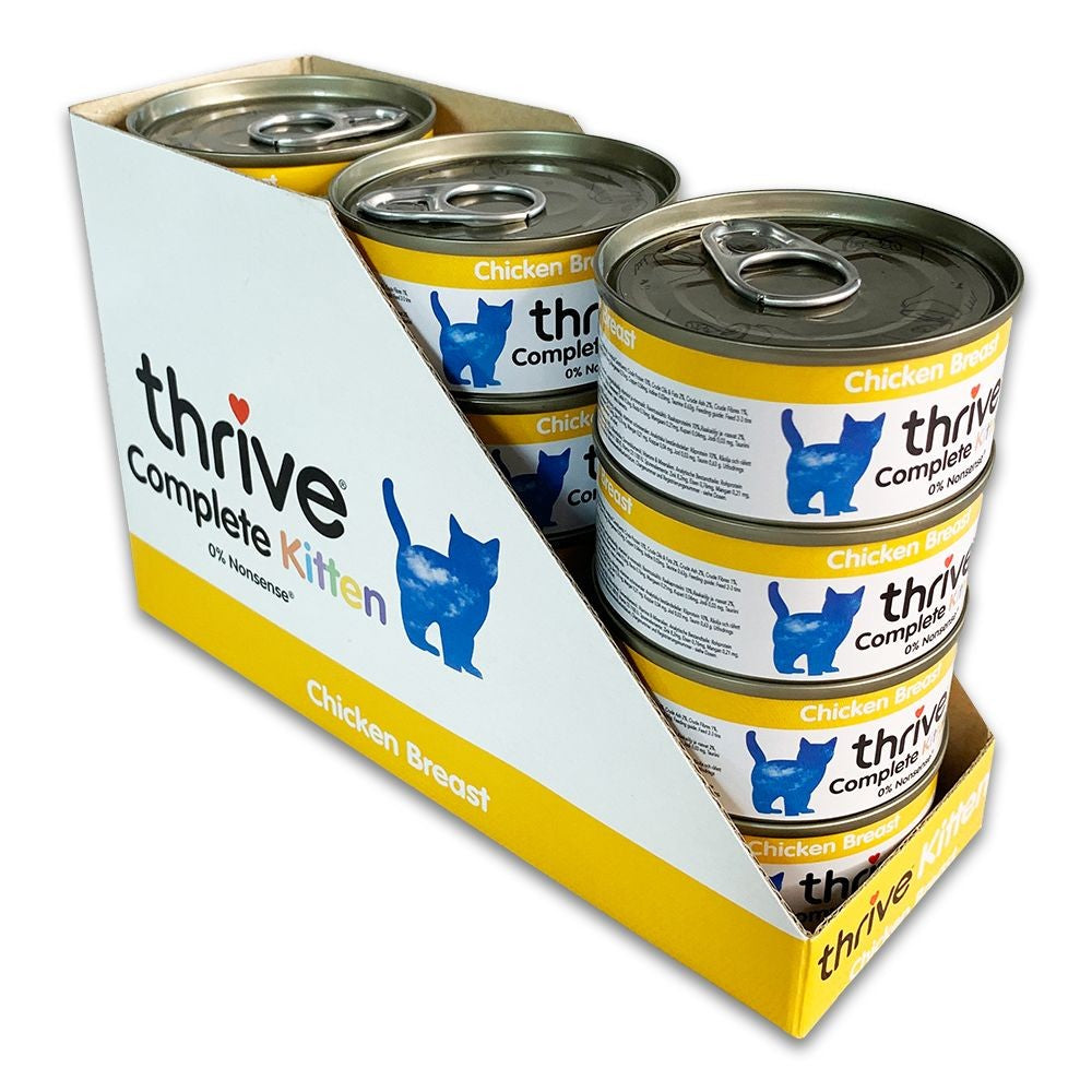Thrive Cans Cat Kitten Chicken 75gm Each [:1x 75gm]