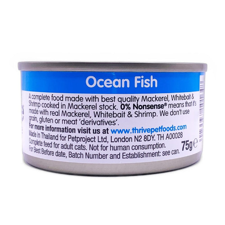 Thrive Cans Cat Adult Ocean Fish 75gm Each [:1x 75gm]