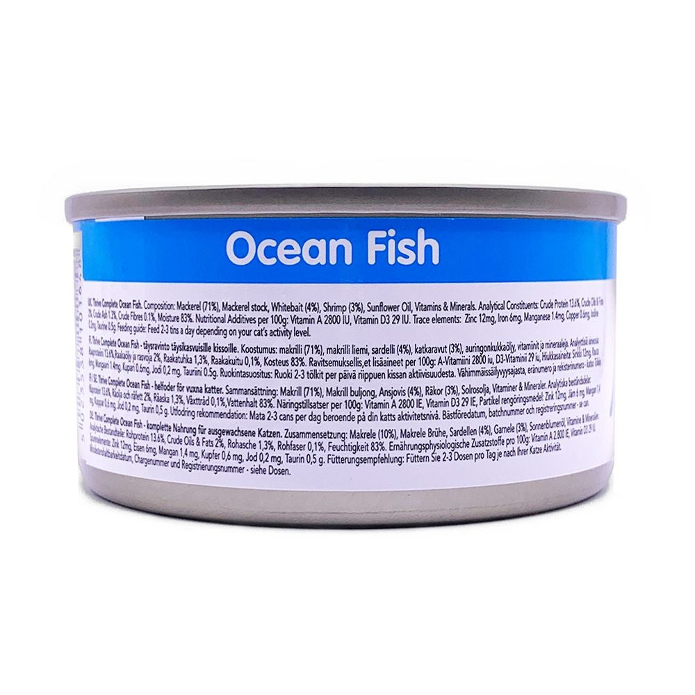 Thrive Cans Cat Adult Ocean Fish 75gm Each [:1x 75gm]