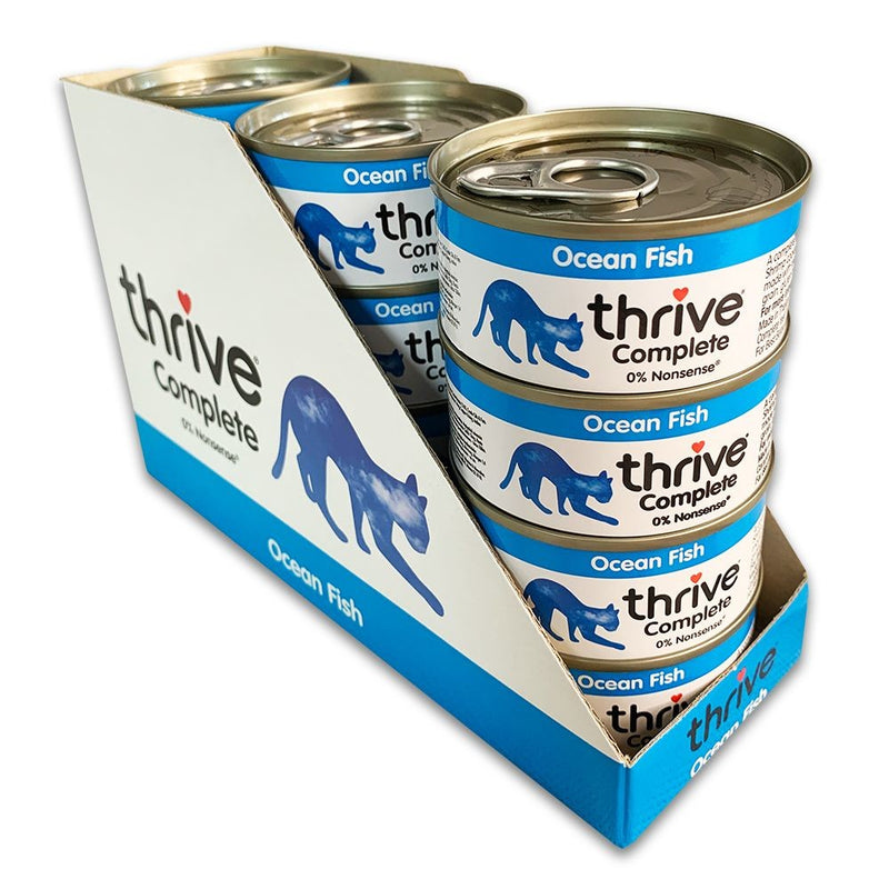 Thrive Cans Cat Adult Ocean Fish 75gm Each-Thrive-Ascot Saddlery