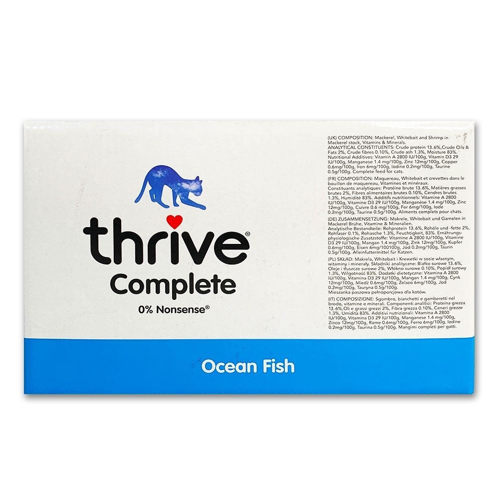 Thrive Cans Cat Adult Ocean Fish 75gm Each [:1x 75gm]