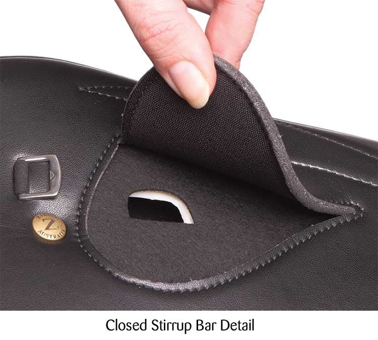 Saddle Exercise Suede Zilco Black