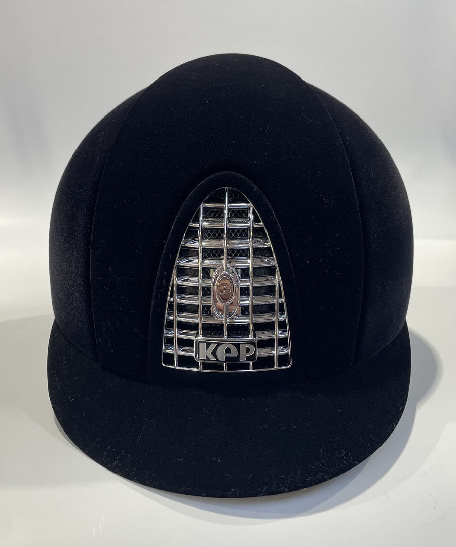 Helmet Kep Cromo Velvet Black Black Grid [:52cm]