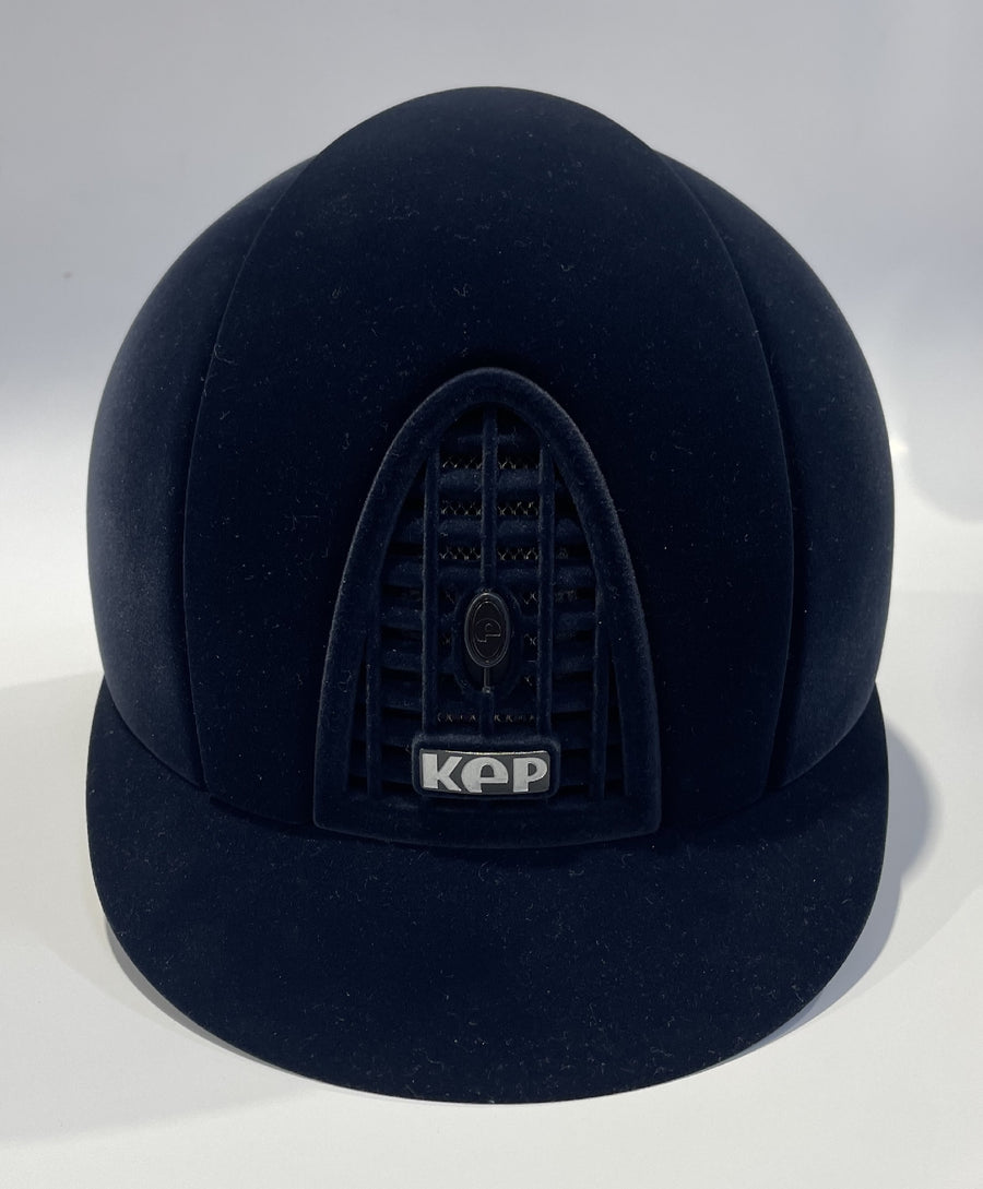 Helmet Kep Cromo Velvet Blue Blue Grid [:52cm]