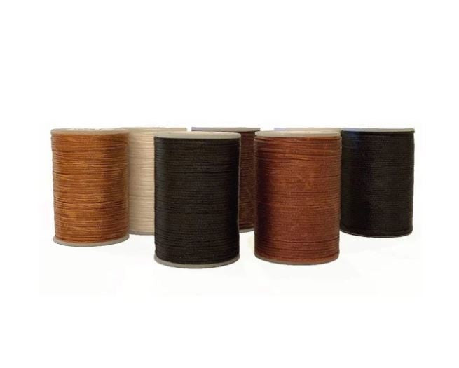Hairy Pony Plaiting Thread Flat Waxed Small [:black]
