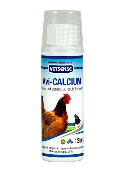 Poultry Vetsense Avi Calcium 125ml