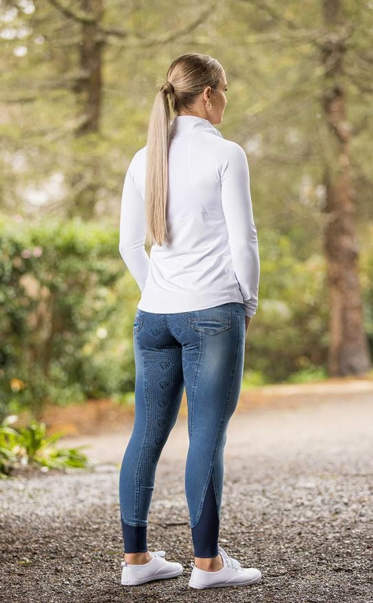 Shirt Riding Bare Equestrian Technical Lightweight White [:small]