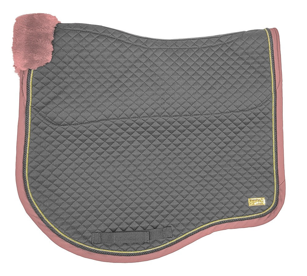 Saddlecloth Dressage Fleece Trim Estate 2023 Grey & Dusk
