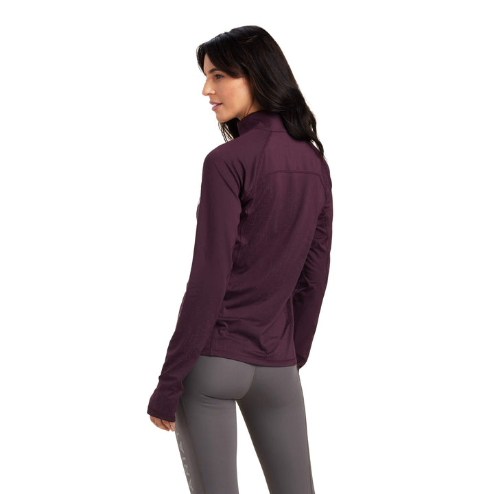 Baselayer Ariat Lumina Lowell Long Sleeve Mulberry Ladies [:extra Small]