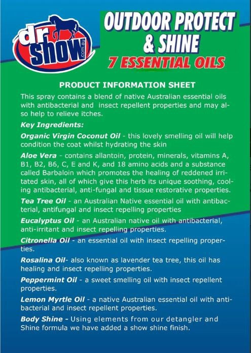 Hair Polish Dr Show Outdoor Protect & Shine 750ml